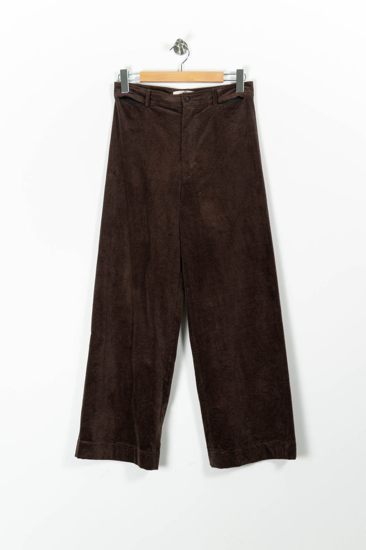 Pantalon Large Marron - Taille M/38 de la marque Vanessa Bruno | PARAD95719 - Vendu par Paradigme - Image 2