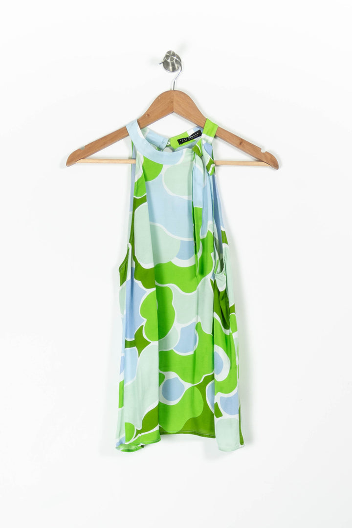 Débardeur Vert et Bleu - Taille XL/42 de la marque Tara Jarmon | PARAD95720 - Vendu par Paradigme - Image 2