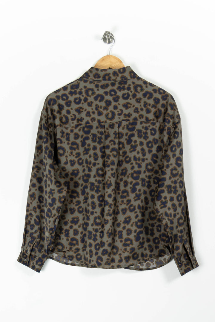 Chemise Imprimée Marron et Noir - Taille M/38 de la marque ba&sh | PARAD95721 - Vendu par Paradigme - Image 4