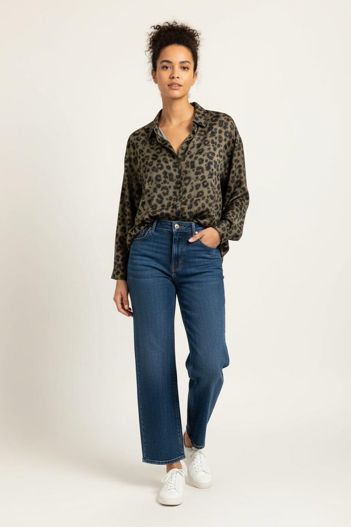 Chemise Imprimée Marron et Noir - Taille M/38 de la marque ba&sh | PARAD95721 - Vendu par Paradigme - Image 1