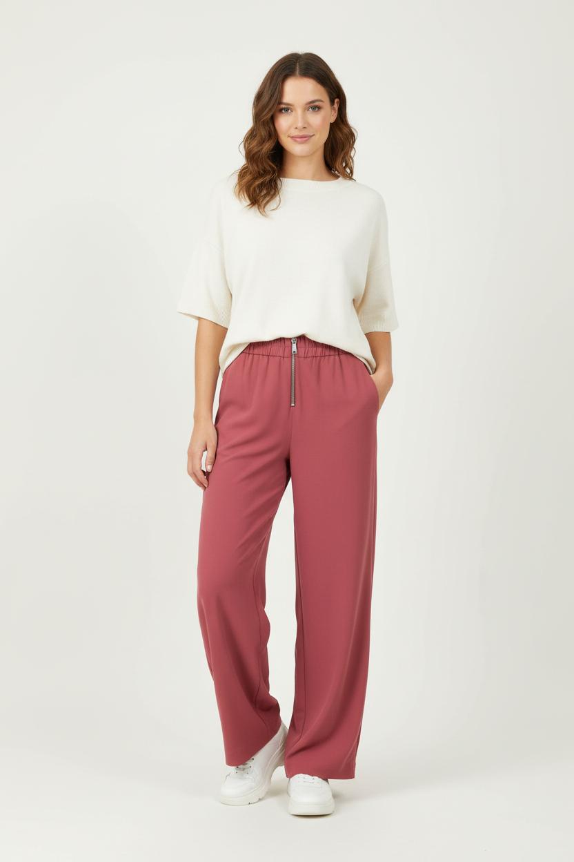 Pantalon Large Rose - Taille L/40 de la marque ba&sh | PARAD95725 - Vendu par Paradigme - Image 1