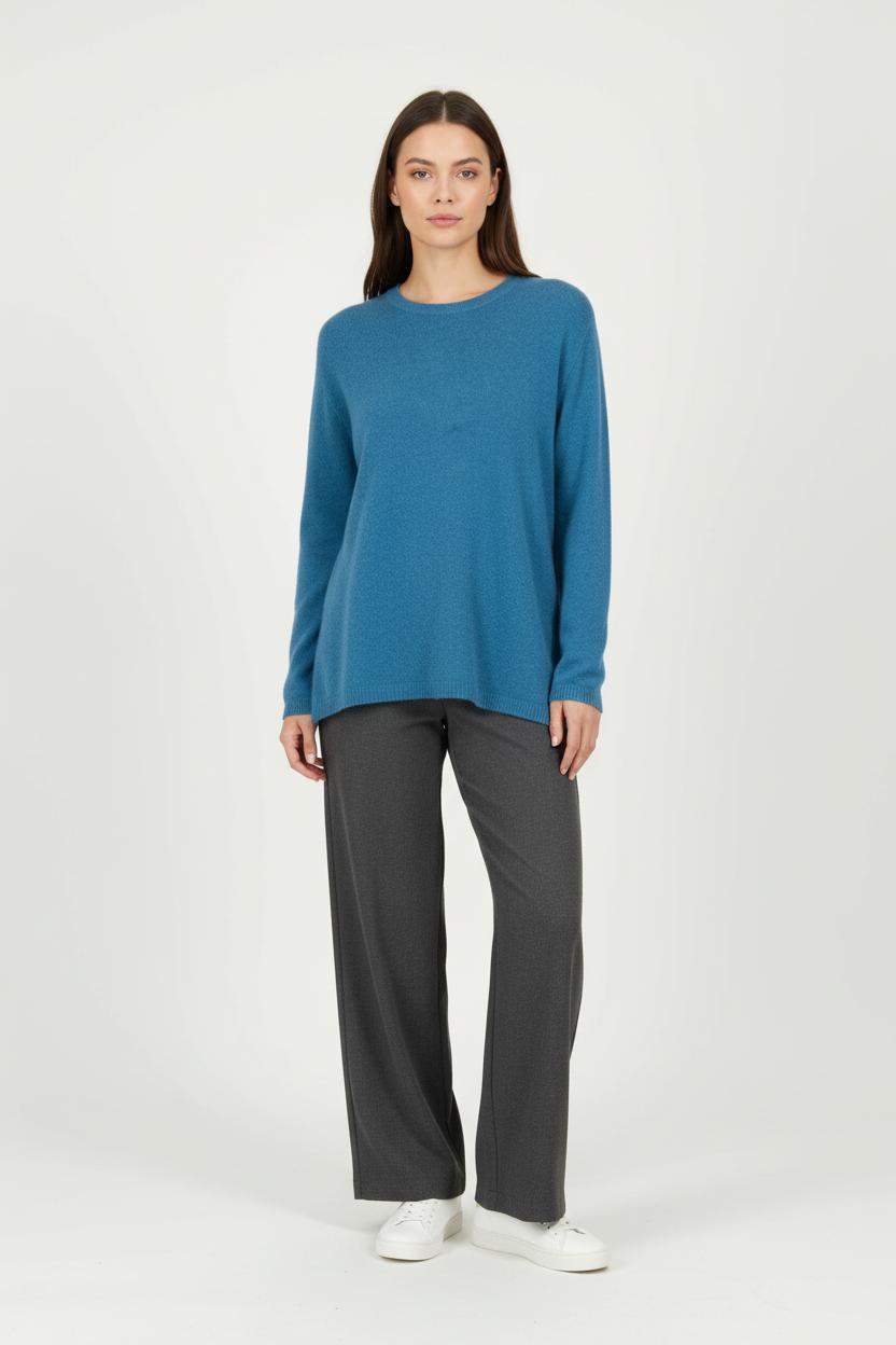 Pull Bleu - Taille L/40 de la marque Eric Bompard | PARAD95730 - Vendu par Paradigme - Image 1