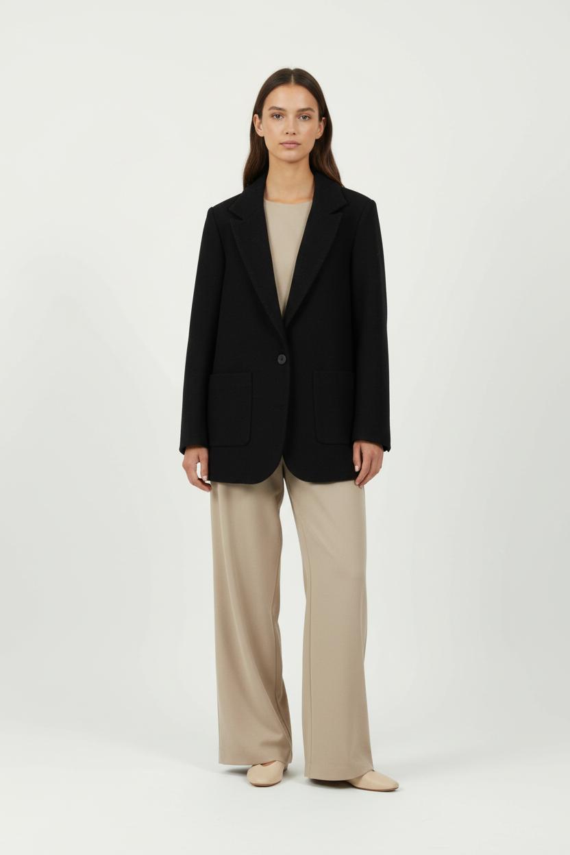 Blazer Noir - Taille L/40 de la marque Sézane | PARAD95734 - Vendu par Paradigme - Image 1