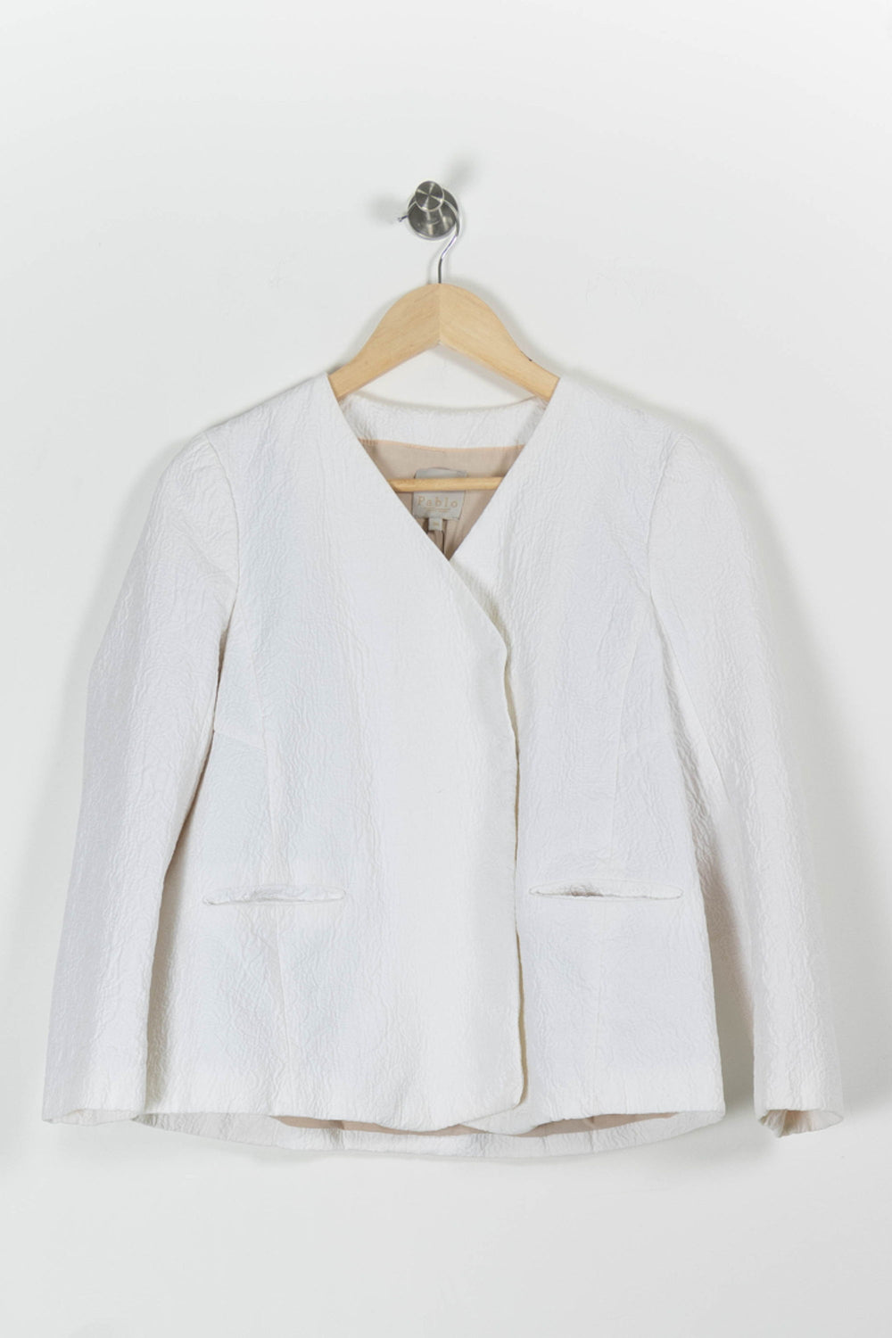 Blazer Blanc - Taille M/38 de la marque Pablo | PARAD95736 - Vendu par Paradigme - Image 2