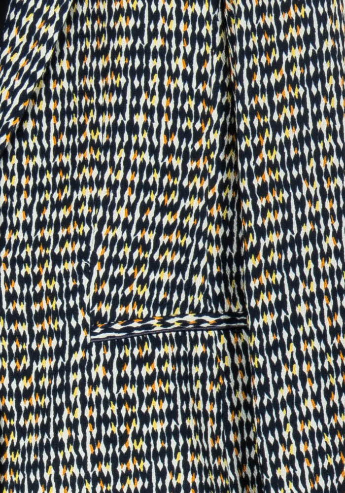Blazer Bleu et Jaune - Taille S/36 de la marque One Step | PARAD95738 - Vendu par Paradigme - Image 3