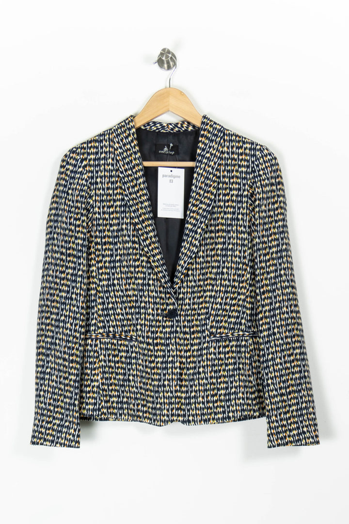Blazer Bleu et Jaune - Taille S/36 de la marque One Step | PARAD95738 - Vendu par Paradigme - Image 2