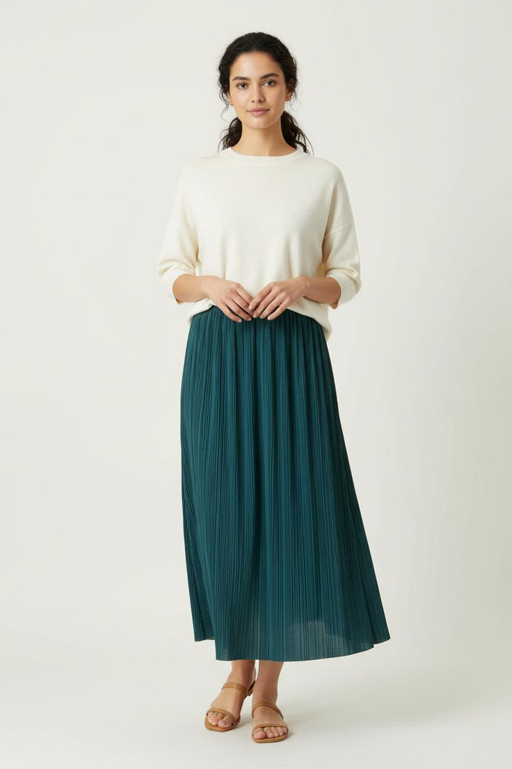 Jupe Plissée Bleue - Taille S/36 de la marque Samsoe Samsoe | PARAD95741 - Vendu par Paradigme - Image 1