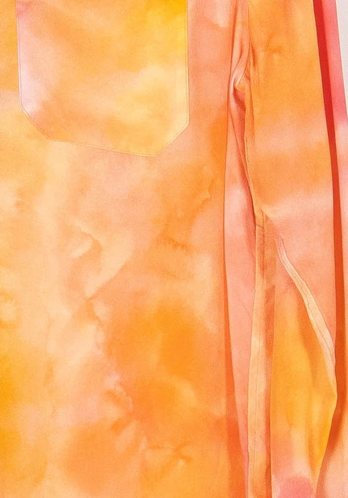 Chemise Orange et Rose - Taille M/38 de la marque Soi Paris | PARAD95743 - Vendu par Paradigme - Image 3