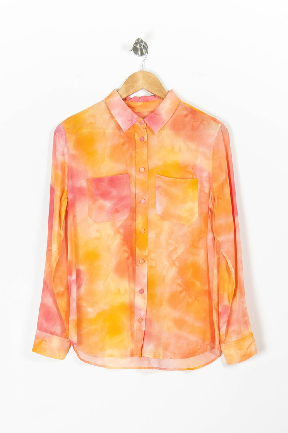Chemise Orange et Rose - Taille M/38 de la marque Soi Paris | PARAD95743 - Vendu par Paradigme - Image 2