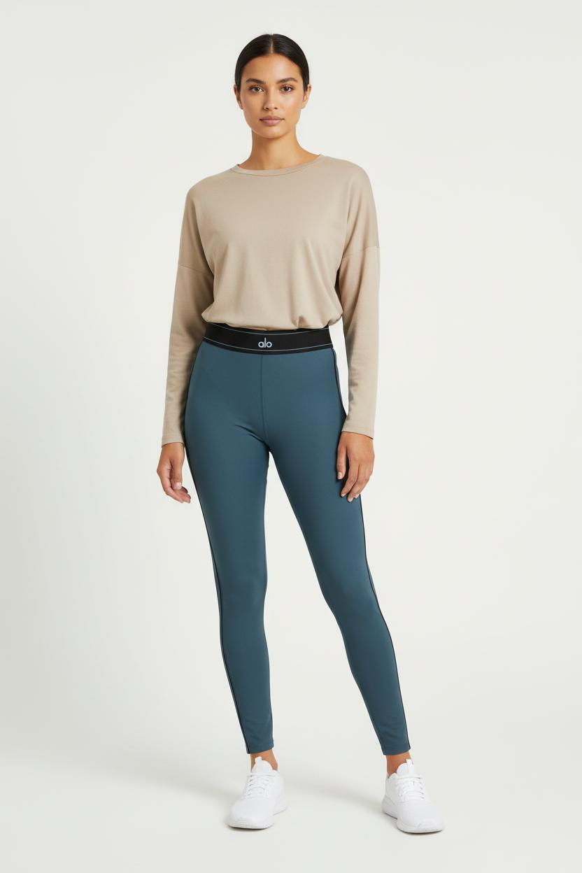 Legging Bleu - Taille XS/34 de la marque Alo Yoga | PARAD95747 - Vendu par Paradigme - Image 1