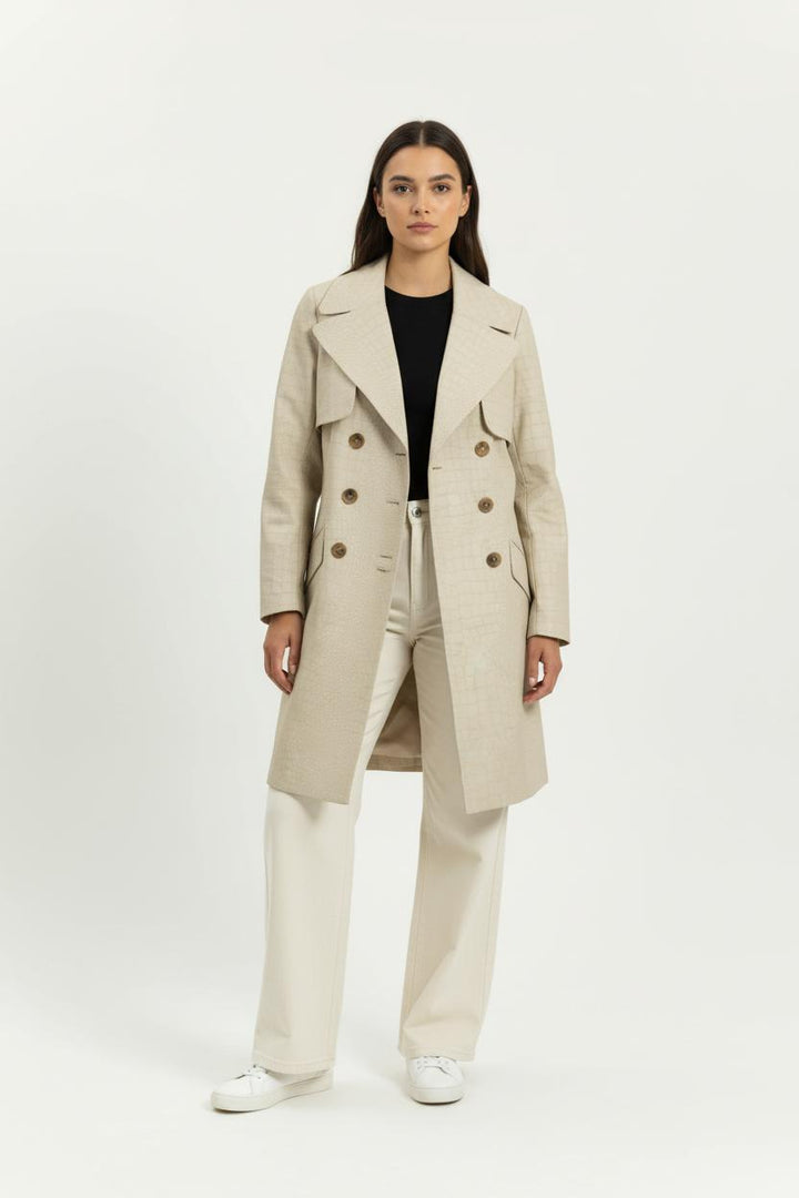 Trench Beige - Taille M/38 de la marque One Step | PARAD95751 - Vendu par Paradigme - Image 1