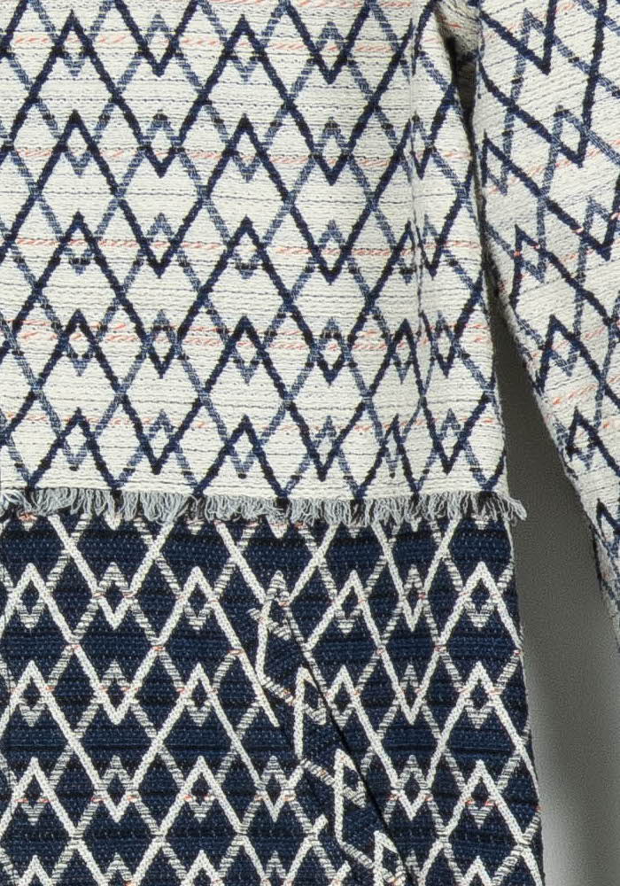 Blouson Bleu et Blanc - Taille S/36 de la marque One Step | PARAD95752 - Vendu par Paradigme - Image 3