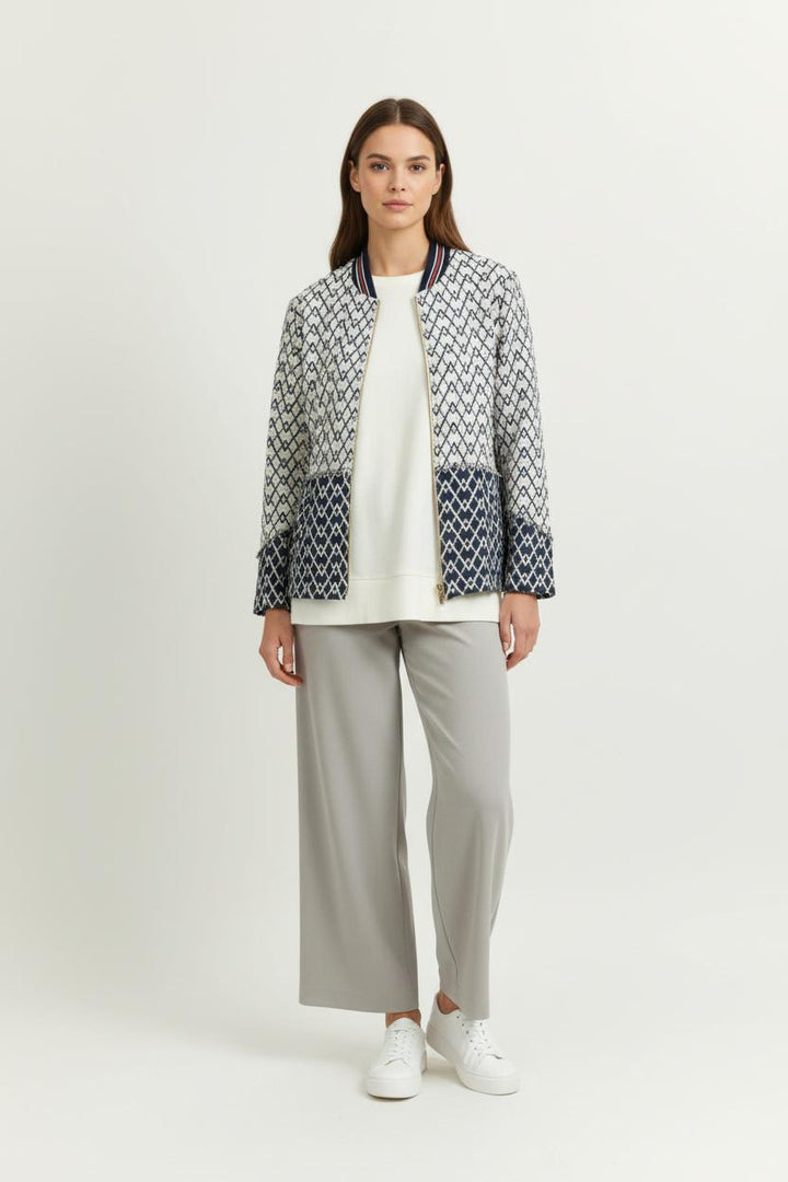 Blouson Bleu et Blanc - Taille S/36 de la marque One Step | PARAD95752 - Vendu par Paradigme - Image 1