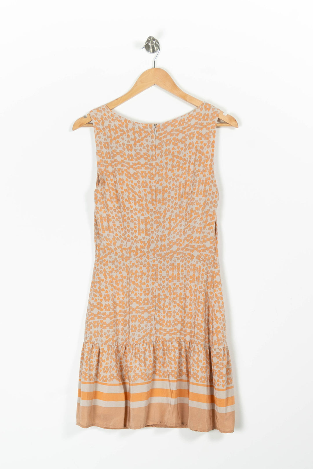 Robe Courte Beige et Orange - Taille M/38 de la marque Pablo | PARAD95754 - Vendu par Paradigme - Image 4