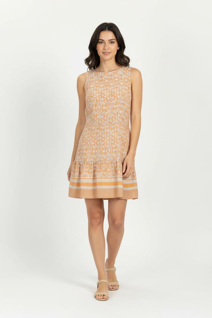 Robe Courte Beige et Orange - Taille M/38 de la marque Pablo | PARAD95754 - Vendu par Paradigme - Image 1