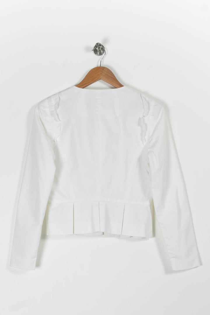Veste Blanche - Taille M/38 de la marque Tara Jarmon | PARAD95755 - Vendu par Paradigme - Image 4