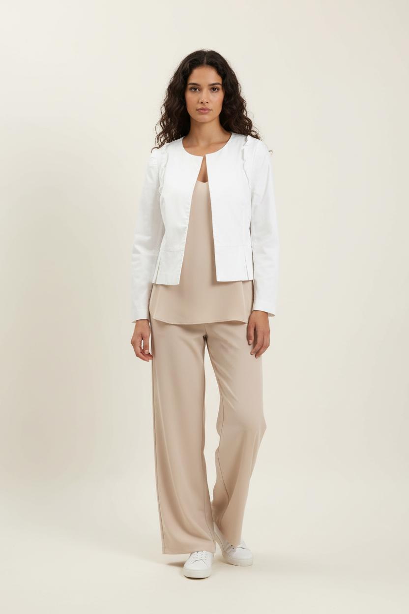 Veste Blanche - Taille M/38 de la marque Tara Jarmon | PARAD95755 - Vendu par Paradigme - Image 1