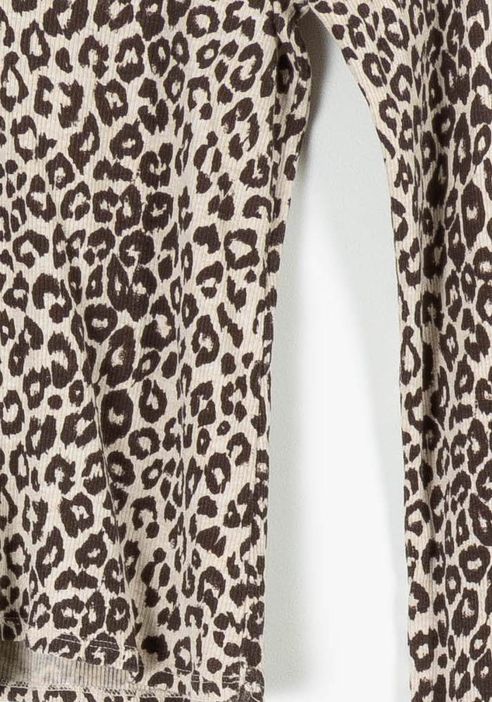 Pull Léopard Beige et Marron - Taille S/36 de la marque Sézane | PARAD95757 - Vendu par Paradigme - Image 3