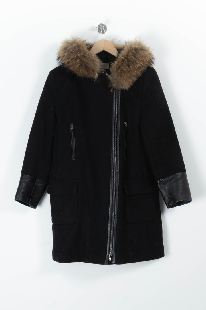Manteau Noir et Marron - Taille L/40 de la marque ZAPA | PARAD95759 - Vendu par Paradigme - Image 2