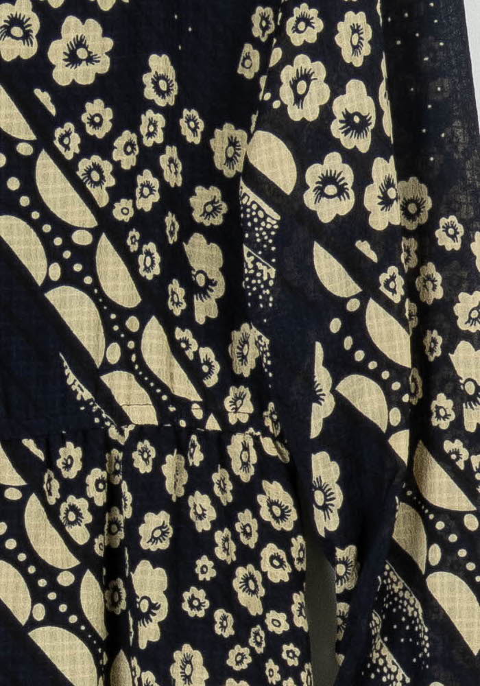 Robe Courte Bleue et Beige - Taille XS/34 de la marque ba&sh | PARAD95769 - Vendu par Paradigme - Image 3