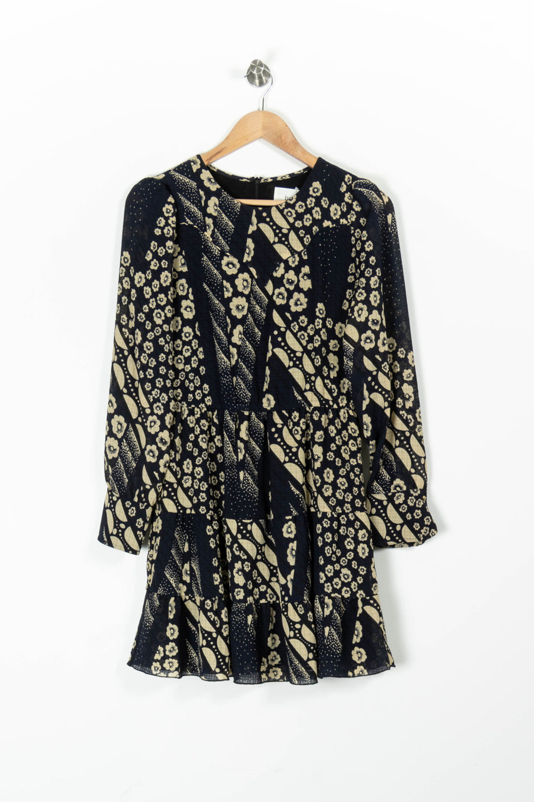 Robe Courte Bleue et Beige - Taille XS/34 de la marque ba&sh | PARAD95769 - Vendu par Paradigme - Image 2