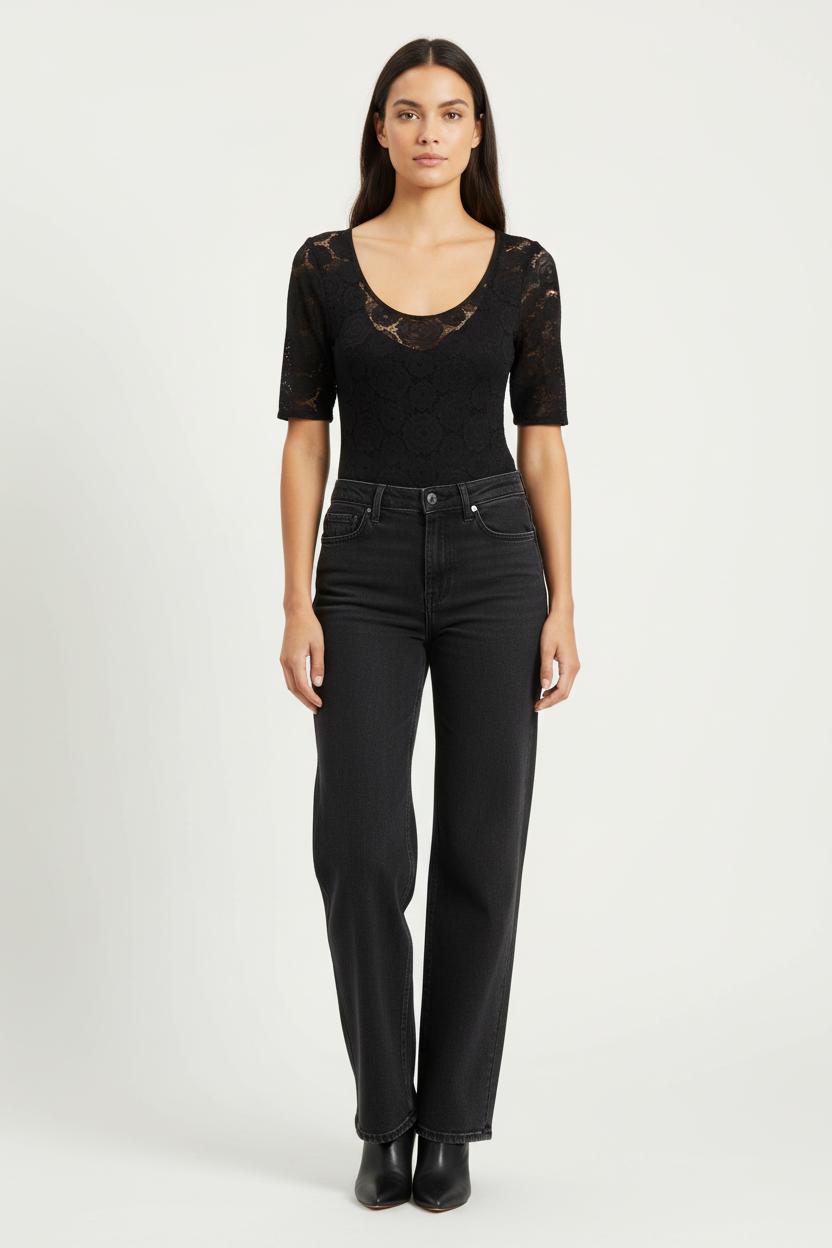 Body Noir - Taille S/36 de la marque ba&sh | PARAD95773 - Vendu par Paradigme - Image 1
