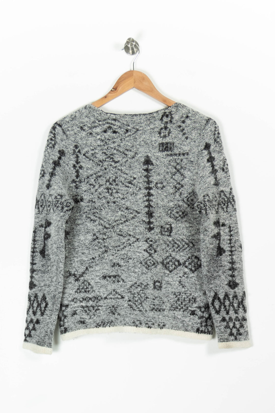 Pull Gris et Noir - Taille L/40 de la marque Antik Batik | PARAD95776 - Vendu par Paradigme - Image 4