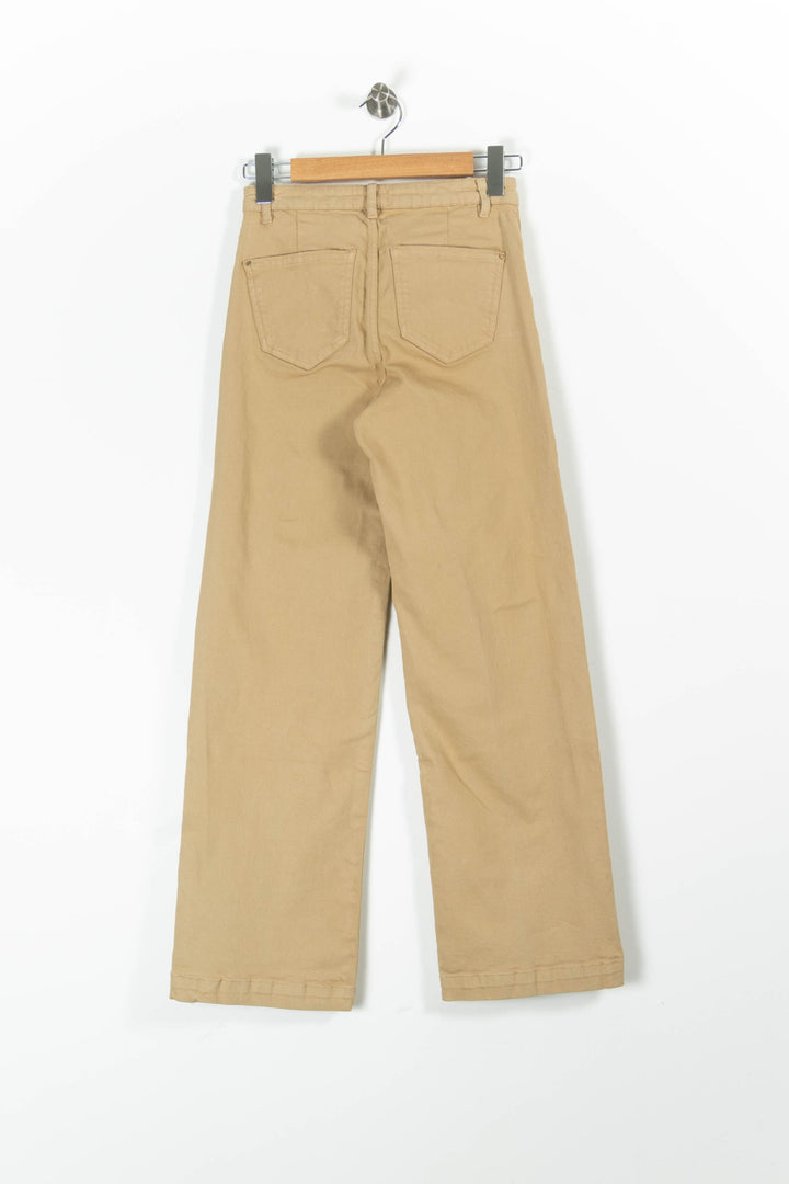 Jean Beige - Taille XS/34 de la marque Maison 123 | PARAD95778 - Vendu par Paradigme - Image 4