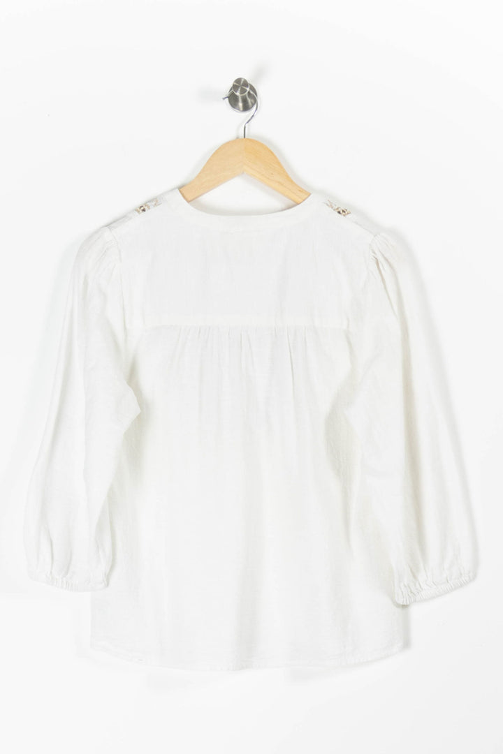 Blouse Blanche - Taille XS/34 de la marque Maison 123 | PARAD95779 - Vendu par Paradigme - Image 4