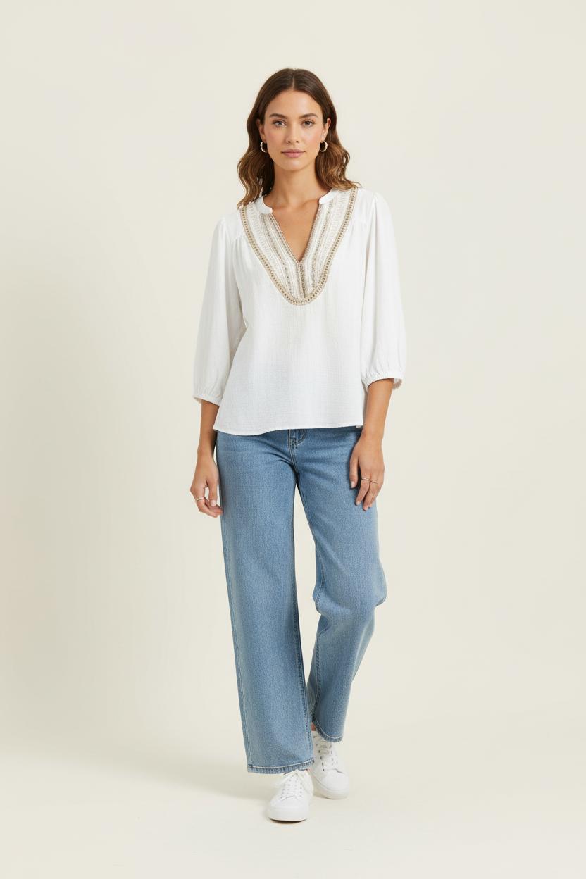 Blouse Blanche - Taille XS/34 de la marque Maison 123 | PARAD95779 - Vendu par Paradigme - Image 1