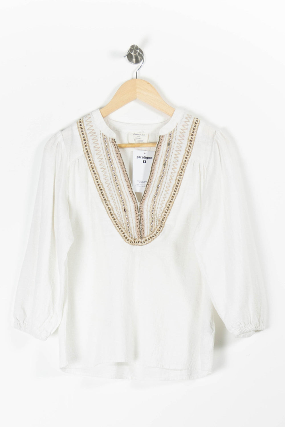 Blouse Blanche - Taille XS/34 de la marque Maison 123 | PARAD95779 - Vendu par Paradigme - Image 2