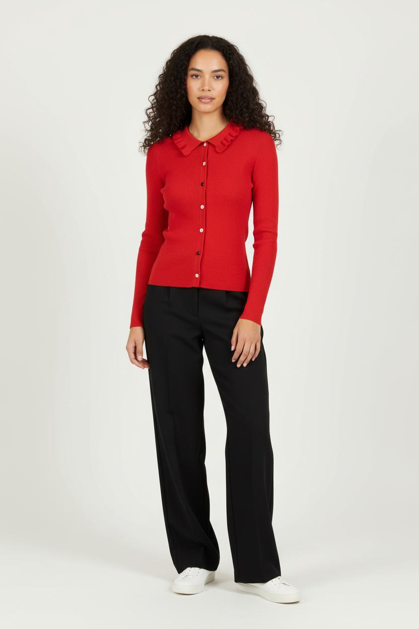 Cardigan Rouge - Taille S/36 de la marque Liu Jo | PARAD95780 - Vendu par Paradigme - Image 1