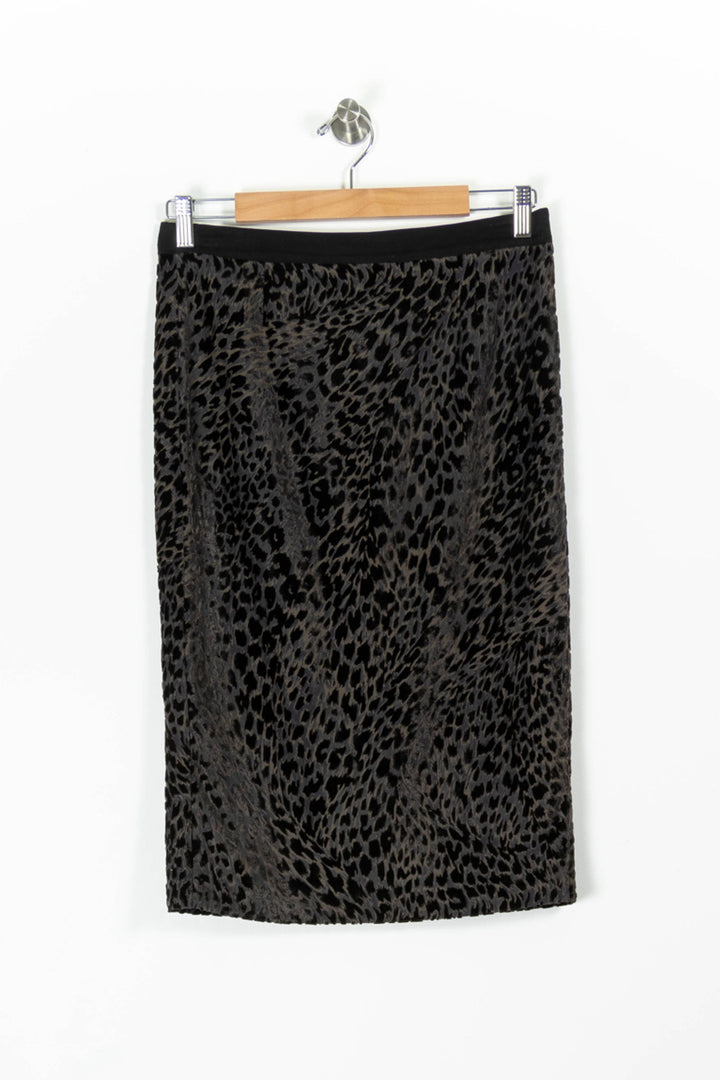 Jupe Fendue Noire et Grise - Taille S/36 de la marque Roseanna | PARAD95781 - Vendu par Paradigme - Image 4