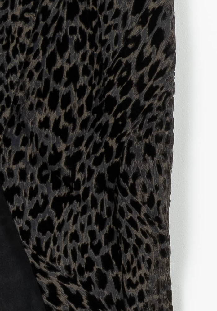 Jupe Fendue Noire et Grise - Taille S/36 de la marque Roseanna | PARAD95781 - Vendu par Paradigme - Image 3