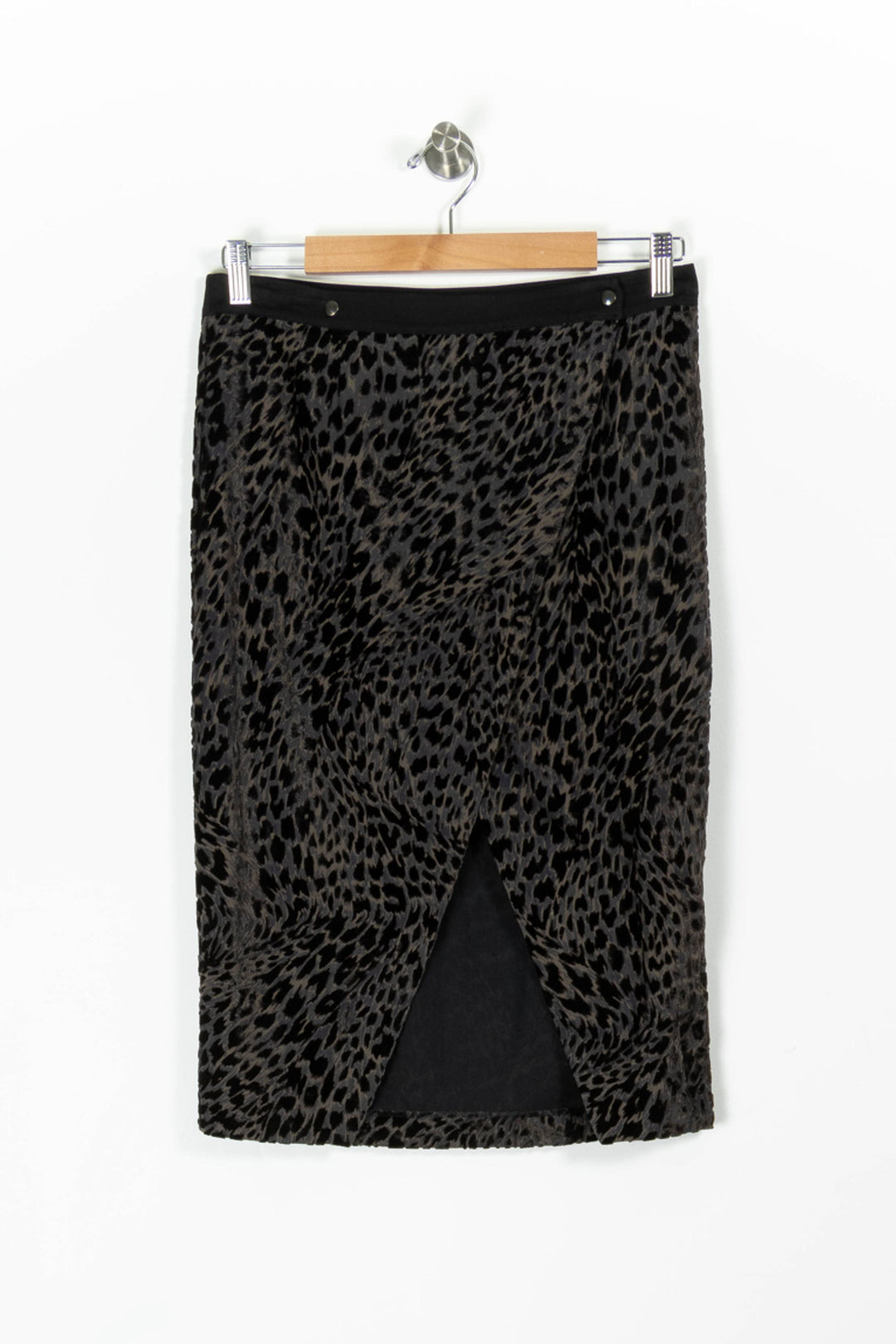 Jupe Fendue Noire et Grise - Taille S/36 de la marque Roseanna | PARAD95781 - Vendu par Paradigme - Image 2