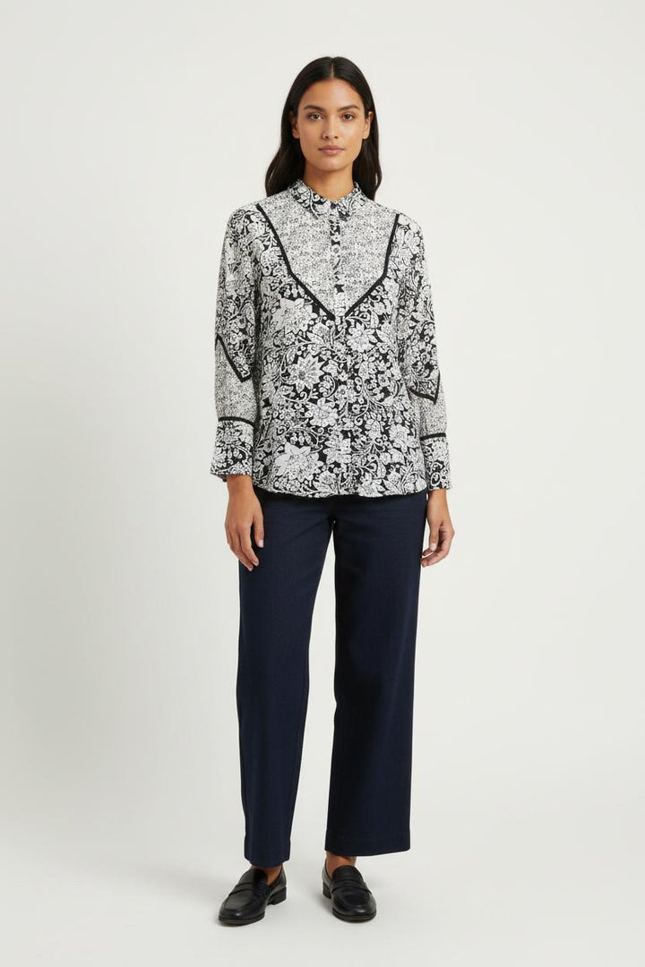 Chemise Noir et Blanc - Taille T.U. de la marque Bérénice | PARAD95782 - Vendu par Paradigme - Image 1