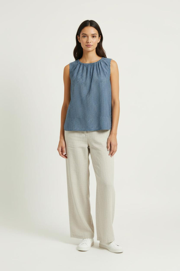 Blouse Bleue et Verte - Taille S/36 de la marque Bellerose | PARAD95783 - Vendu par Paradigme - Image 1