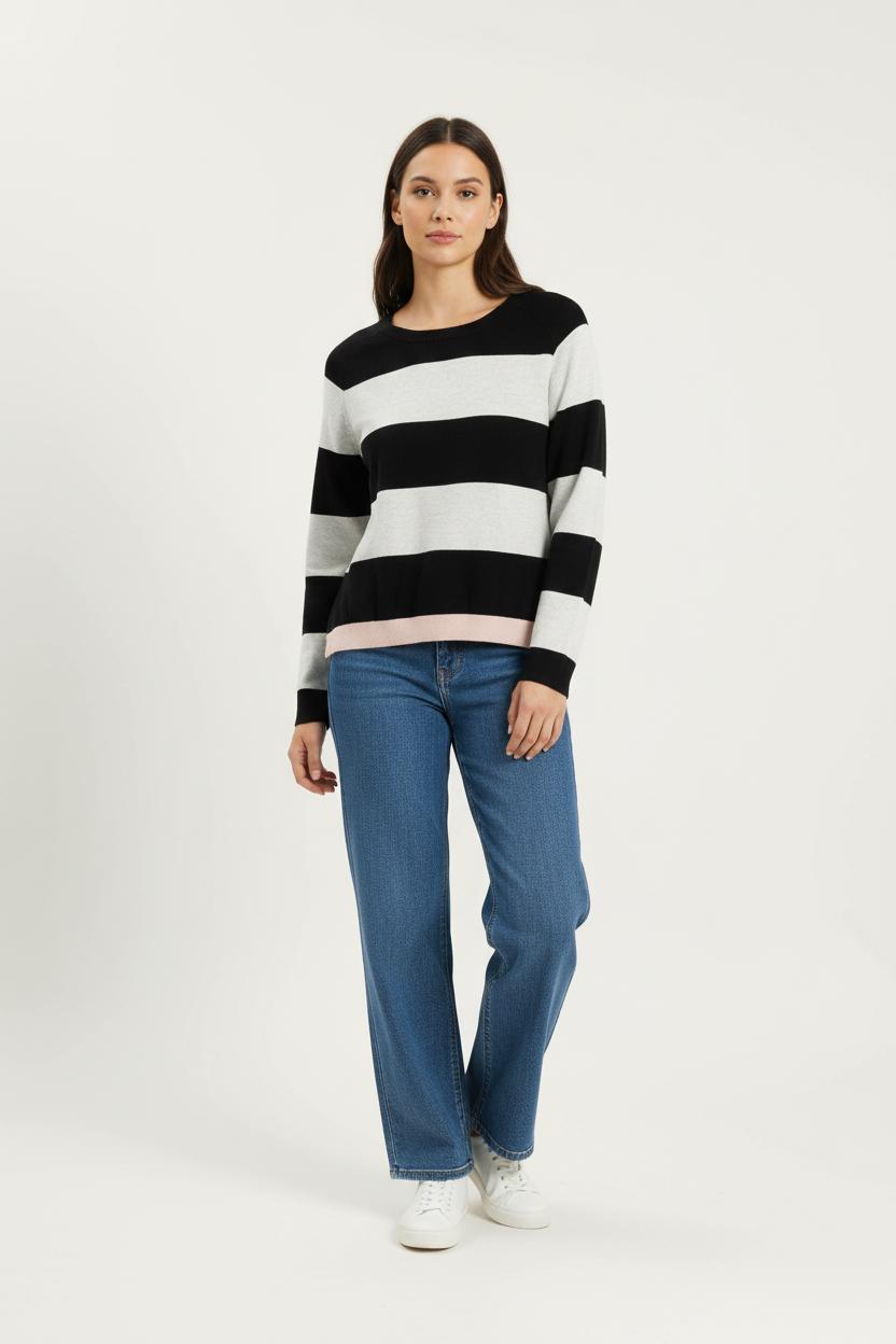 Pull Noir et Gris - Taille S/36 de la marque Bellerose | PARAD95784 - Vendu par Paradigme - Image 1