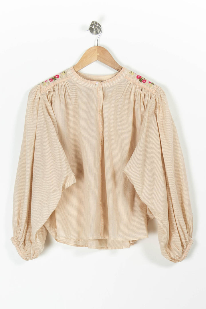 Blouse Beige - Taille S/36 de la marque Louise Misha | PARAD95787 - Vendu par Paradigme - Image 2