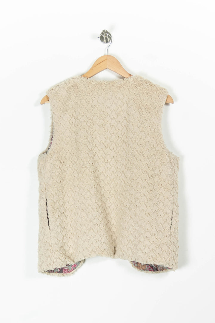 Gilet Sans Manches Beige - Taille S/36 de la marque Louise Misha | PARAD95788 - Vendu par Paradigme - Image 4