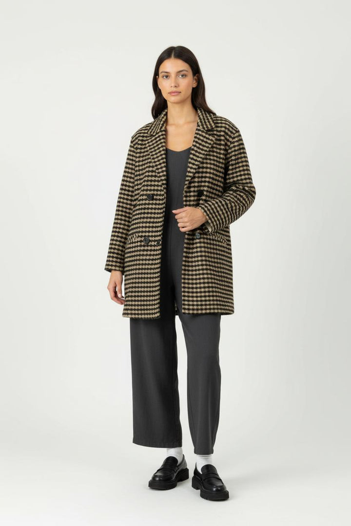 Manteau Beige et Noir - Taille S/36 de la marque Emile & Ida | PARAD95790 - Vendu par Paradigme - Image 1