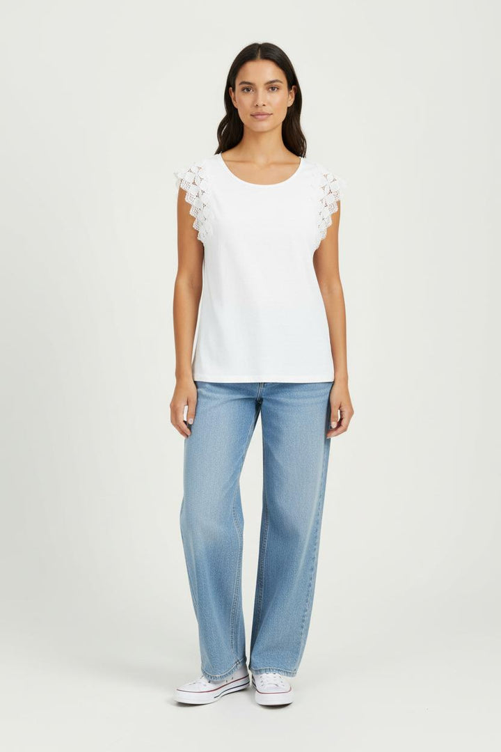 Débardeur Blanc - Taille M/38 de la marque ZAPA | PARAD95797 - Vendu par Paradigme - Image 1
