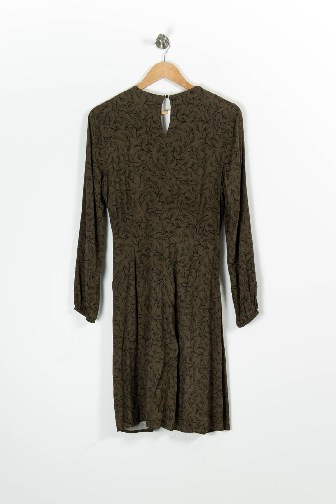 Robe Portefeuille Verte - Taille M/38 de la marque La Fée Maraboutée | PARAD95798 - Vendu par Paradigme - Image 4