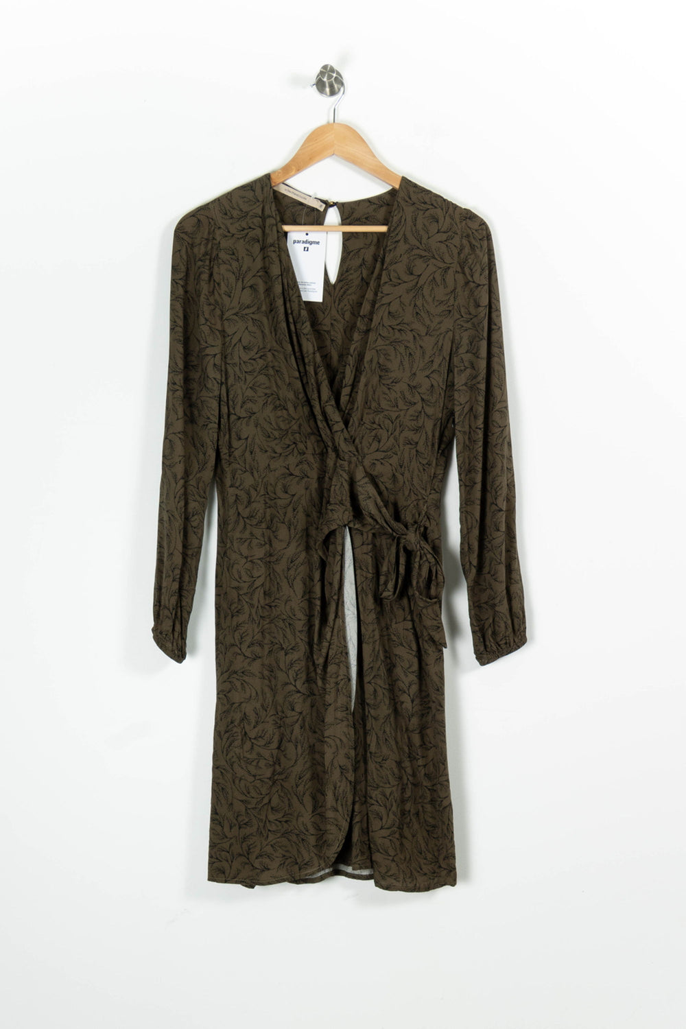 Robe Portefeuille Verte - Taille M/38 de la marque La Fée Maraboutée | PARAD95798 - Vendu par Paradigme - Image 2