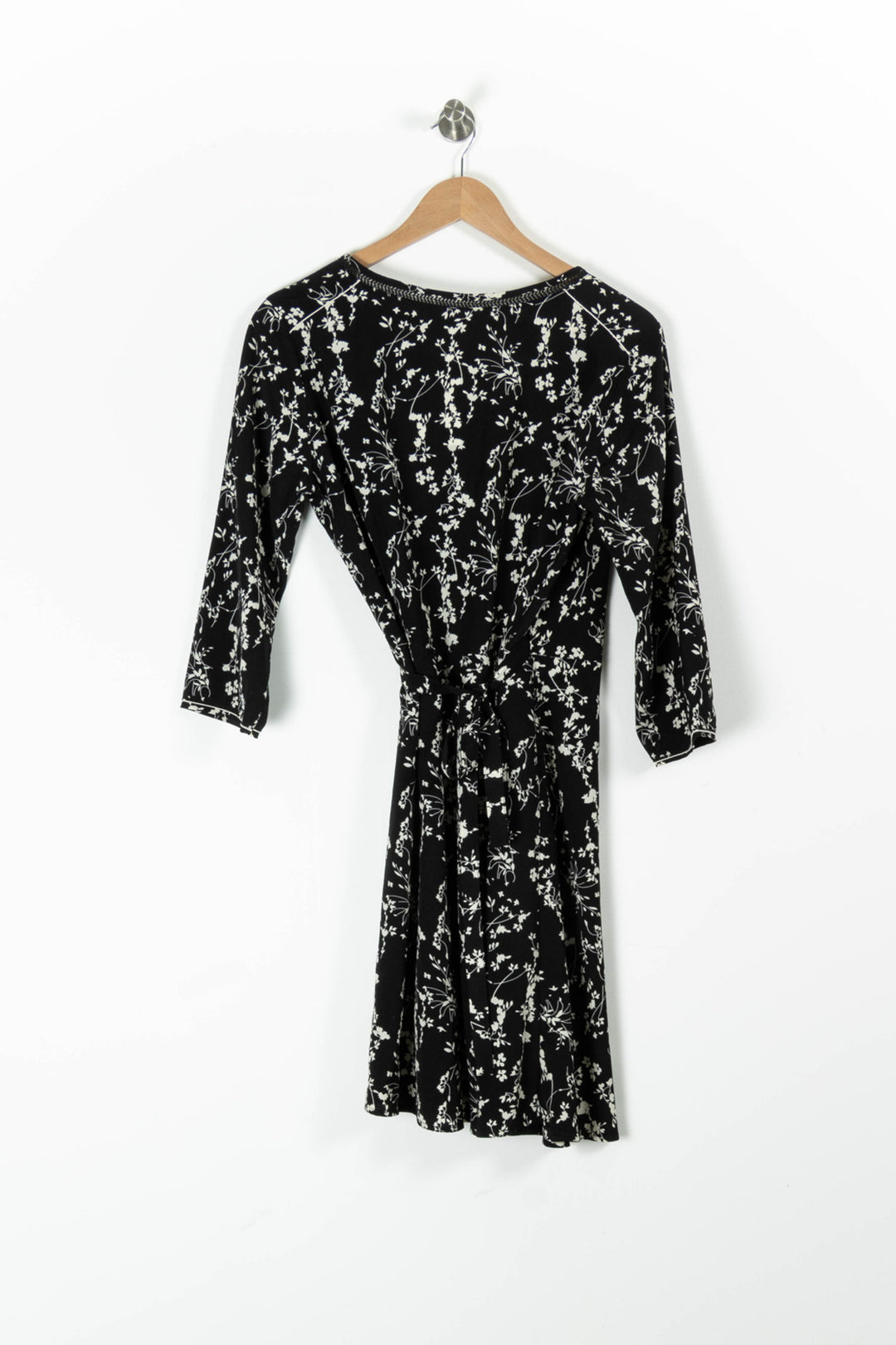 Robe portefeuille noire et blanche - Taille M/38 de la marque Grace & Mila | PARAD95799 - Vendu par Paradigme - Image 4