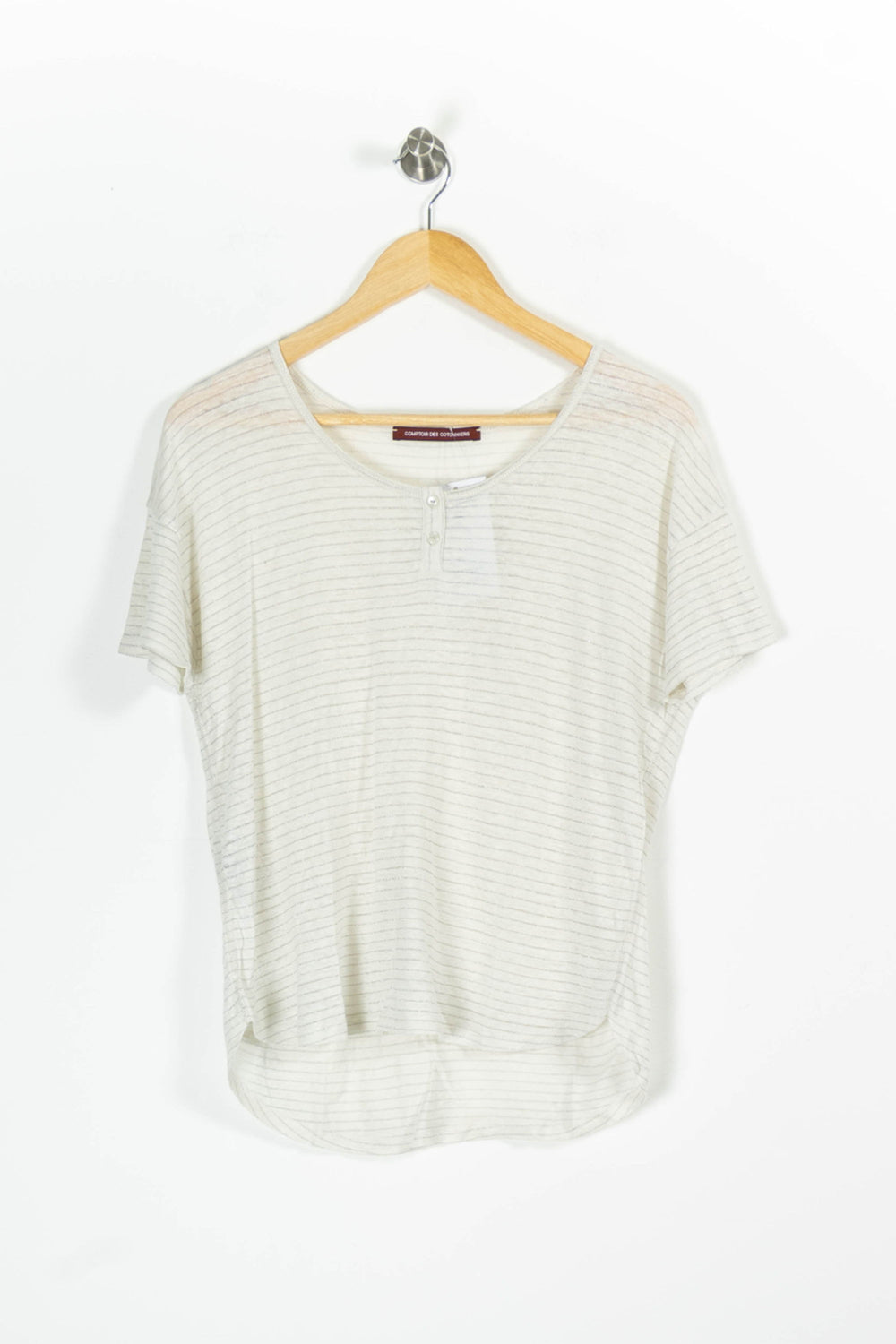 Tee-shirt Blanc - Taille L/40 de la marque Comptoir des Cotonniers | PARAD95803 - Vendu par Paradigme - Image 2