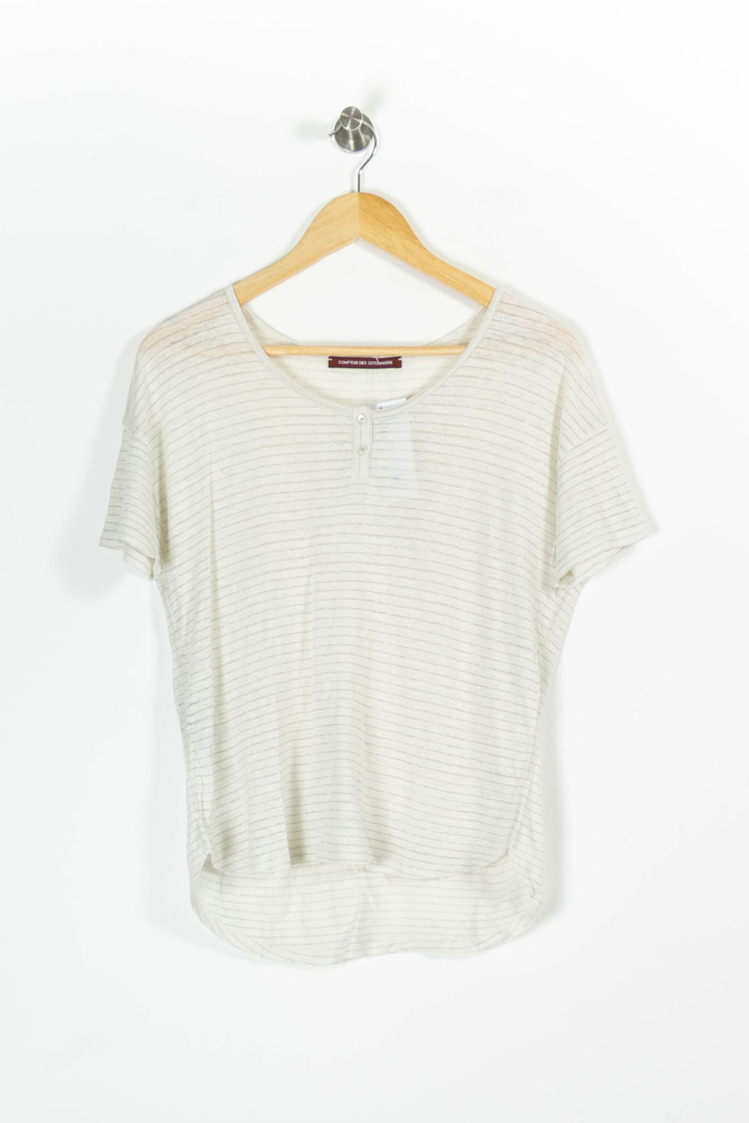 Tee-shirt Blanc - Taille L/40 de la marque Comptoir des Cotonniers | PARAD95803 - Vendu par Paradigme - Image 2