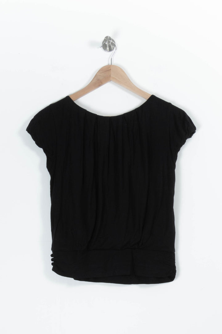 Blouse Noire - Taille L/40 de la marque Tara Jarmon | PARAD95805 - Vendu par Paradigme - Image 4