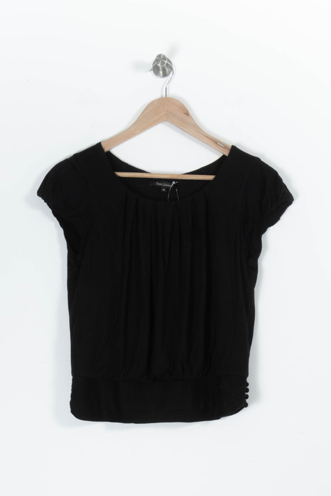 Blouse Noire - Taille L/40 de la marque Tara Jarmon | PARAD95805 - Vendu par Paradigme - Image 2