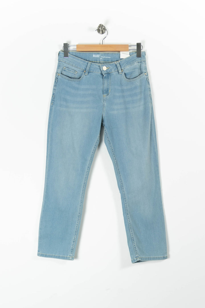 Jean Bleu Clair - Taille M/38 de la marque Sud express | PARAD95813 - Vendu par Paradigme - Image 2